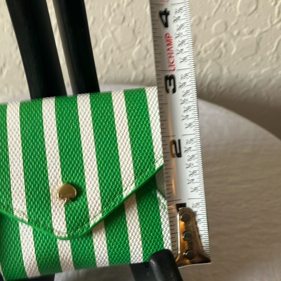 Kate Spade x Target: Green& White Striped Wallet - Picture 11 of 16